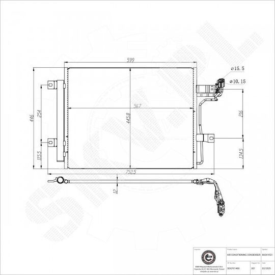Συμπυκνωτής Κλιματισμού Mazda 3 Cx-30 Bdgf61480