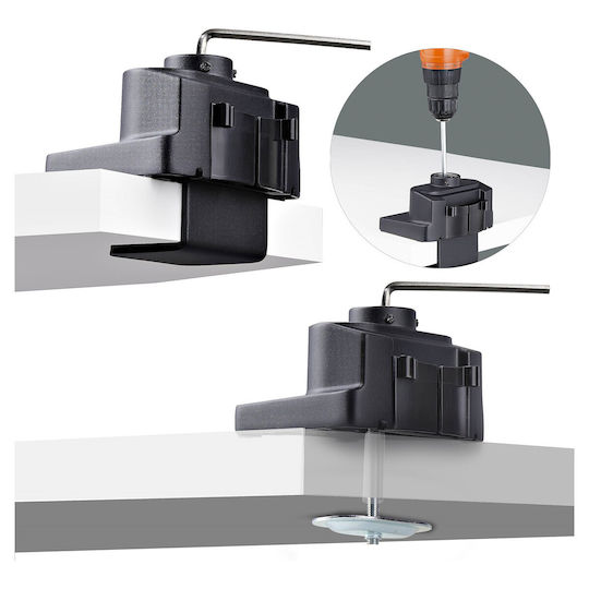 StarTech Schreibtisch Monitorständer mit Verlängerungsarm Grau (ARMPIVOT2)