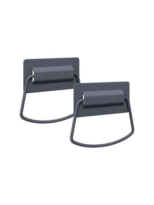 vidaXL Furniture Handle Made of Anthracite Metal 879432 2 Pieces