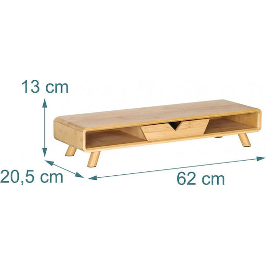 Relaxdays Desktop Monitor Stand Beige (10053052)