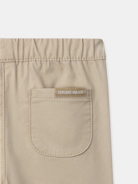 Kinderhose Leder Beige