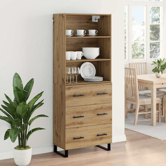 Biblioteci Artisan Oak (2 Bucăți) 69,5x32,5x180 cm