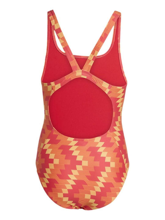 adidas Kids One-Piece Swimsuit Red