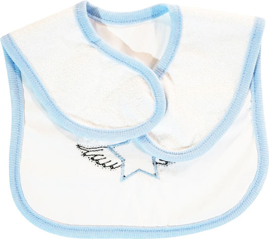 Baby Tone Starry Bites Fabric Baby Bib with Hoop & Loop Fastener Starry Bites