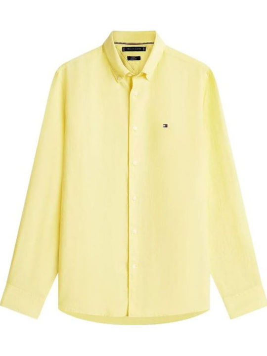 Tommy Hilfiger Λινό Πουκάμισο Citronella