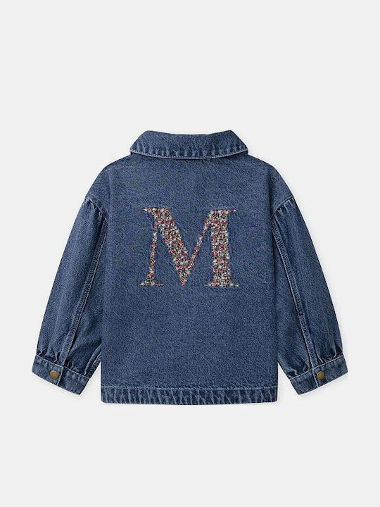 Geacă Denim Pentru Copii Albastră