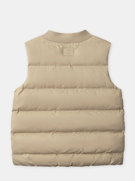 Παιδικό Αθλητικό Μπουφάν Αμάνικο Beige