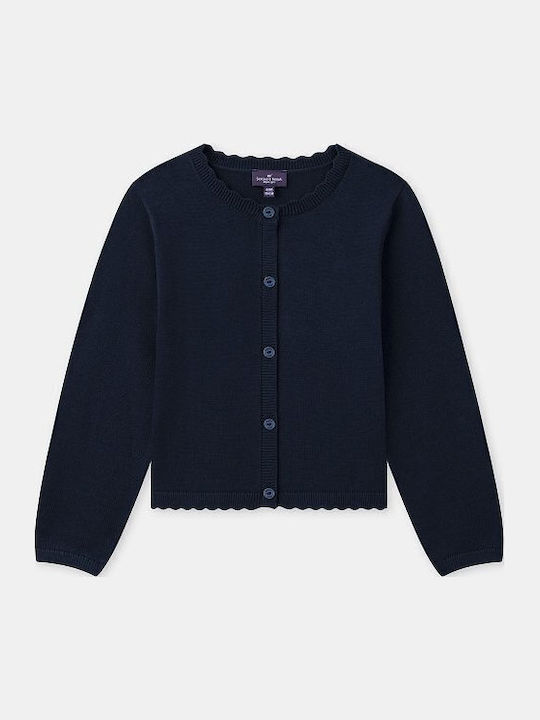 Kids Knitted Blue Cardigan