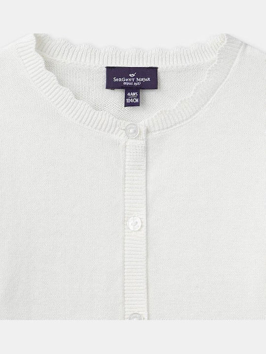 Cardigan Pentru Copii Tricotat Alb