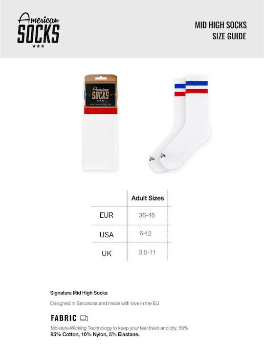 American Socks American Κάλτσες Πολύχρωμες 3Pack