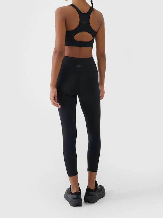 Γυναικείο Cropped Κολάν Deep Black