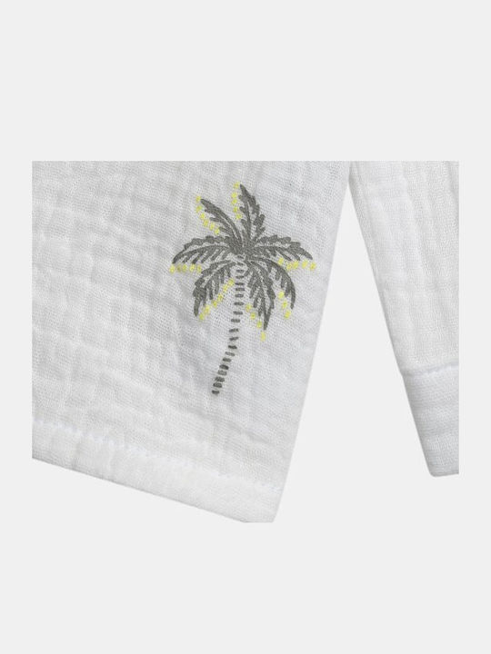 Kids Long-Sleeved White Shirt