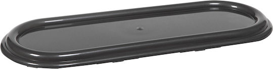 Stand Candles Candle 40 Cm Grave Tray Graphite Plastic