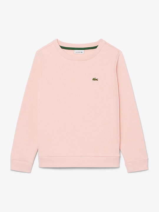 Lacoste Lacoste Kinder-Sweatshirt mit Fleece-Futter Lightpink