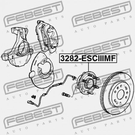 Cadillac Escalade 4wd Μπροστινή Πλήμνη 1997 Eu 22841381