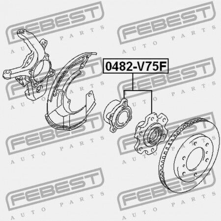 Mitsubishi Pajero Monterolong V90 Front Wheel Hub 2006.08 G Xp 3880a024