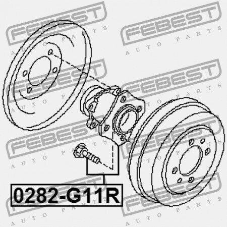 Nissan Tiida Jpn Μάρκα C11 Πίσω Πλήμνη 2005.08-2012.06 Gl 43202-ed51b