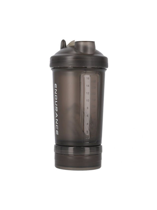 Endurance Sport Water Bottle Stainless Steel 500ml Black