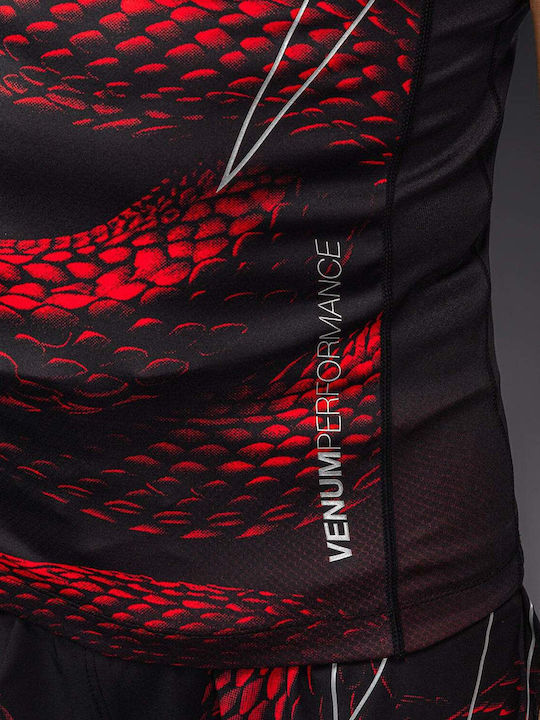 Venum Männer Kampfkunst-Shirt VENUM-06068-658 für Jiu-Jitsu Schwarze