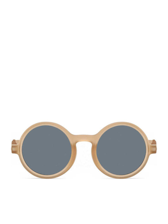 Olivio & Co Classic Στρογγυλά Παιδικά Γυαλιά Ηλίου με Polarized Φακό Μπεζ για 3-5 Ετών
