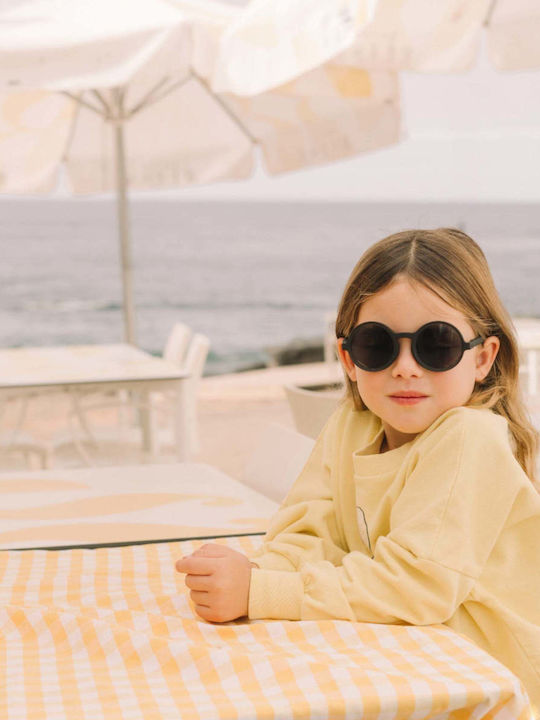 Olivio & Co Classic Στρογγυλά Παιδικά Γυαλιά Ηλίου με Polarized Φακό Μπεζ για 3-5 Ετών