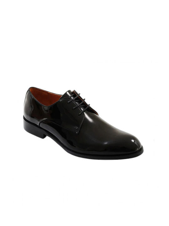 Herrenschuhe Aus Lackleder Schwarz 408.42390 VERNICE Schwarz