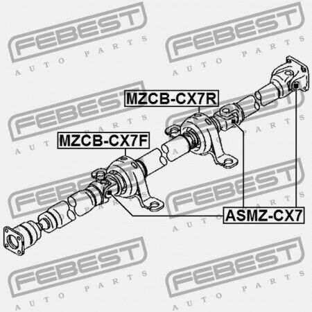 Στήριξη Άξονα Mazda Cx-7 Er 2007-2009 Eu Ph01-25-100b