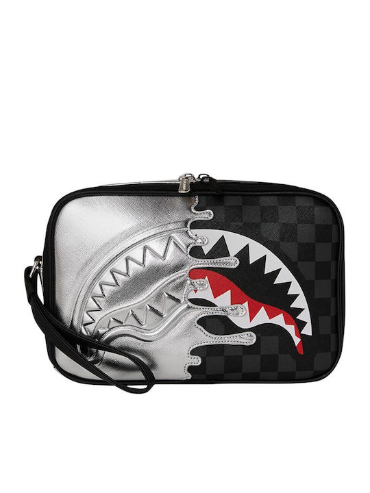 Sprayground Silberne Seite Drip Kulturbeutel Brick