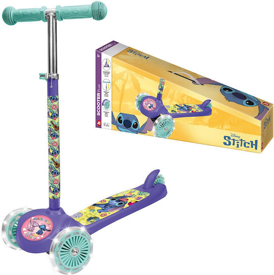 AS Scuter Copii Pliabil Plus 3 Roți Violet