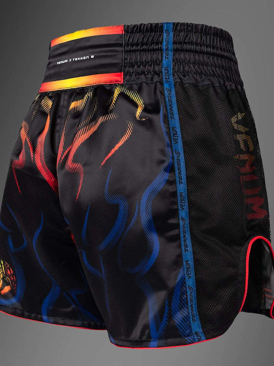 Σορτσάκια Venum X Tekken 8 Muay Thai Shorts Yoshimitsu Black Orange