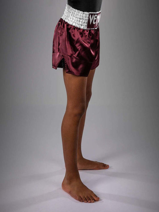 Παιδικά Σορτσάκια Venum Classic Muay Thai Shorts Kids Burgundy