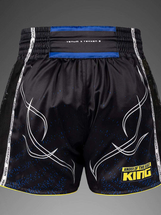 Σορτσάκια Venum X Tekken 8 Muay Thai Shorts King Black Yellow