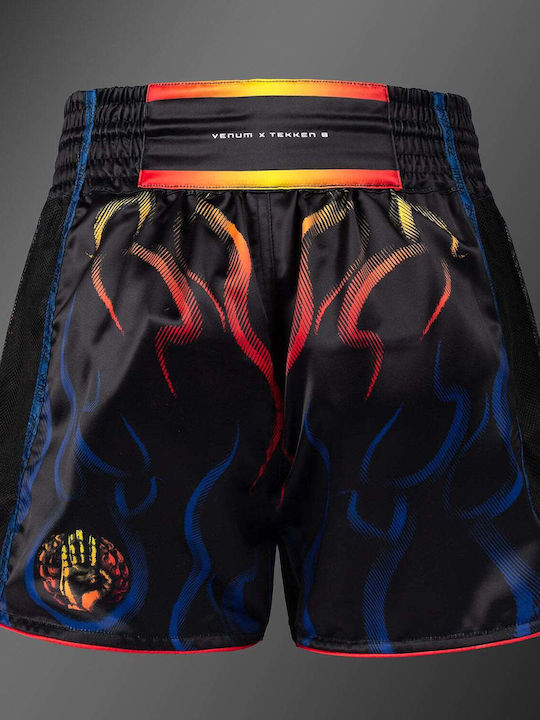 Σορτσάκια Venum X Tekken 8 Muay Thai Shorts Yoshimitsu Black Orange