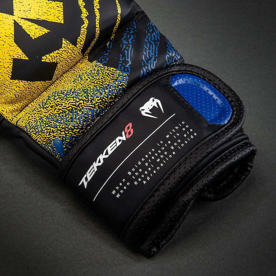 MMA Gloves Sparring Venum X Tekken 8 King Black Yellow