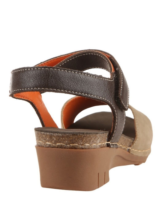 Women's Flat Sandals Brown