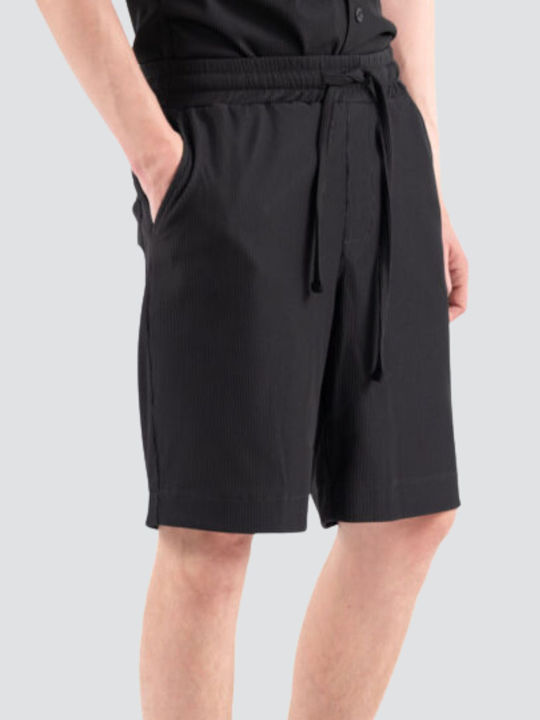 Pantaloni scurți Bărbați Regular Fit Negri