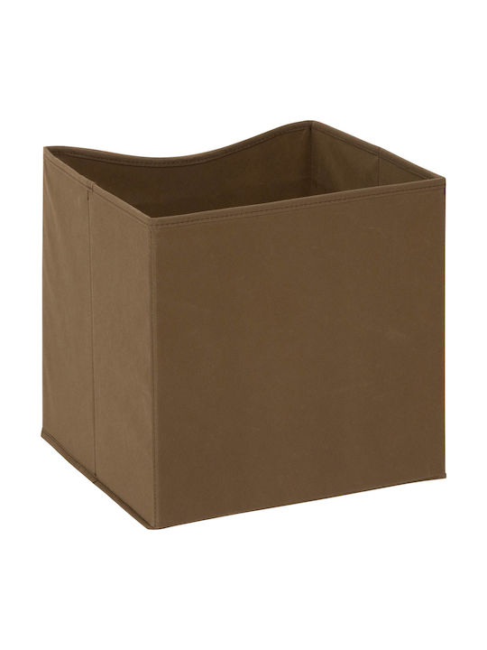 5Five Wooden Storage Box with Lid Brown 31x31x31cm