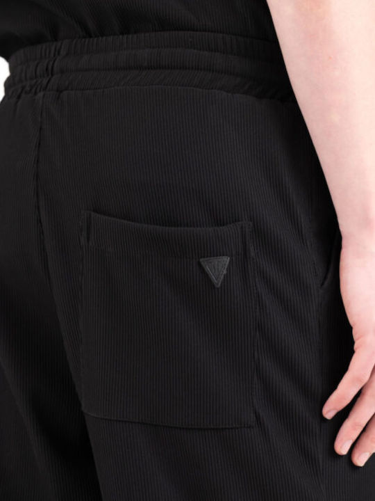 Pantaloni scurți Bărbați Regular Fit Negri
