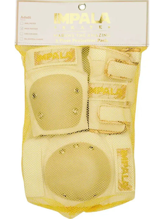 Impala Schutzausrüstung Set Für Roller Gold