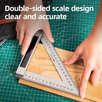 Deli Geometric Triangle Metallic 20cm with Handle Yellow