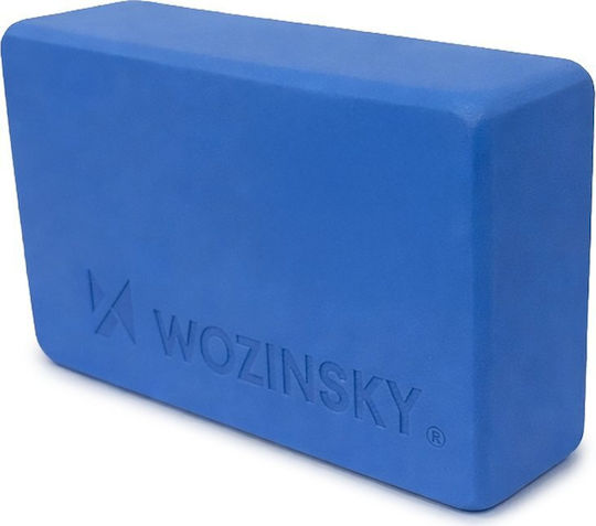 Wozinsky Йога Блок Син
