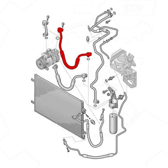 Σωλήνας Κλιματισμού Audi A6 C6 4f0260707ad