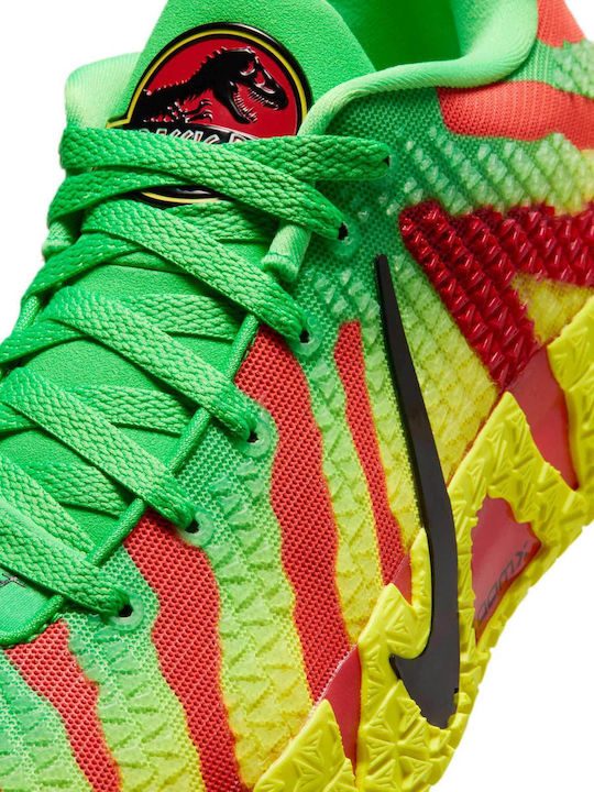 Ja 3 "Jurassic Park Explorer" Χαμηλά Μπασκετικά Παπούτσια Green Spark / Black / University Red / Dynamic Yellow