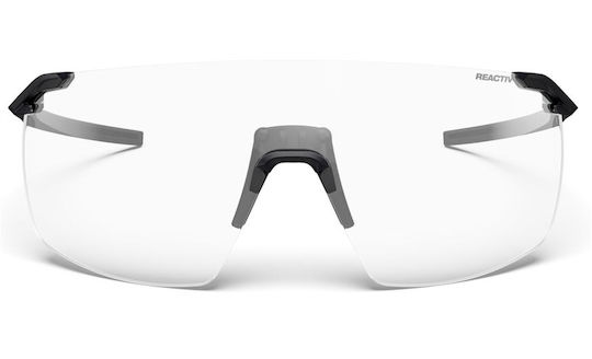 Julbo Cycling Glasses With Yellow Frame And Photochromic Mirror Lenses