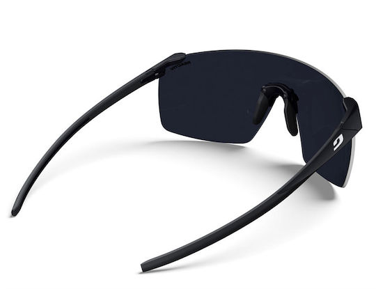 Julbo Cycling Glasses With Yellow Frame And Photochromic Mirror Lenses
