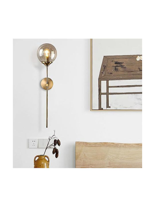 Lightplanet Wandleuchte mit E27 Lampenbirnensockel Transparent