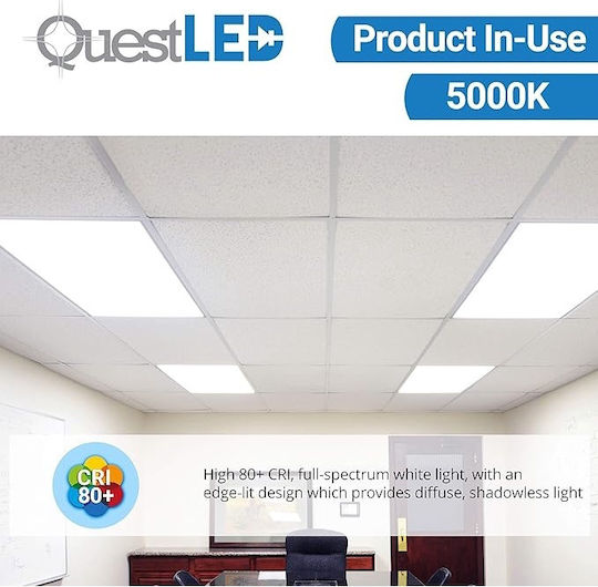 Lightplanet Lightplanet Parallelogramm Außen LED-Panels 80W mit Kaltweißem Licht 6500K 120x60cm