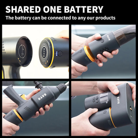 Bayu Car Kit Portable Car Battery Starter 15000mAh with Power Bank USB Pump Flashlight
