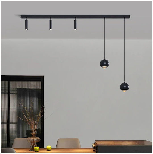Lightplanet Black LED Pendant Ceiling Light with Natural White Light