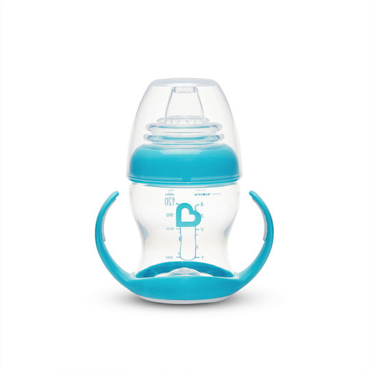 Munchkin Gentle Transition Cup Baby Sippy Cup Plastic with Handles Blue for 4m+ 118ml